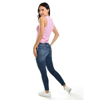 Foto 3 | Blusa De Punto Con Jareta Ajustable /juvenil, 0176 (rosa) Rosa