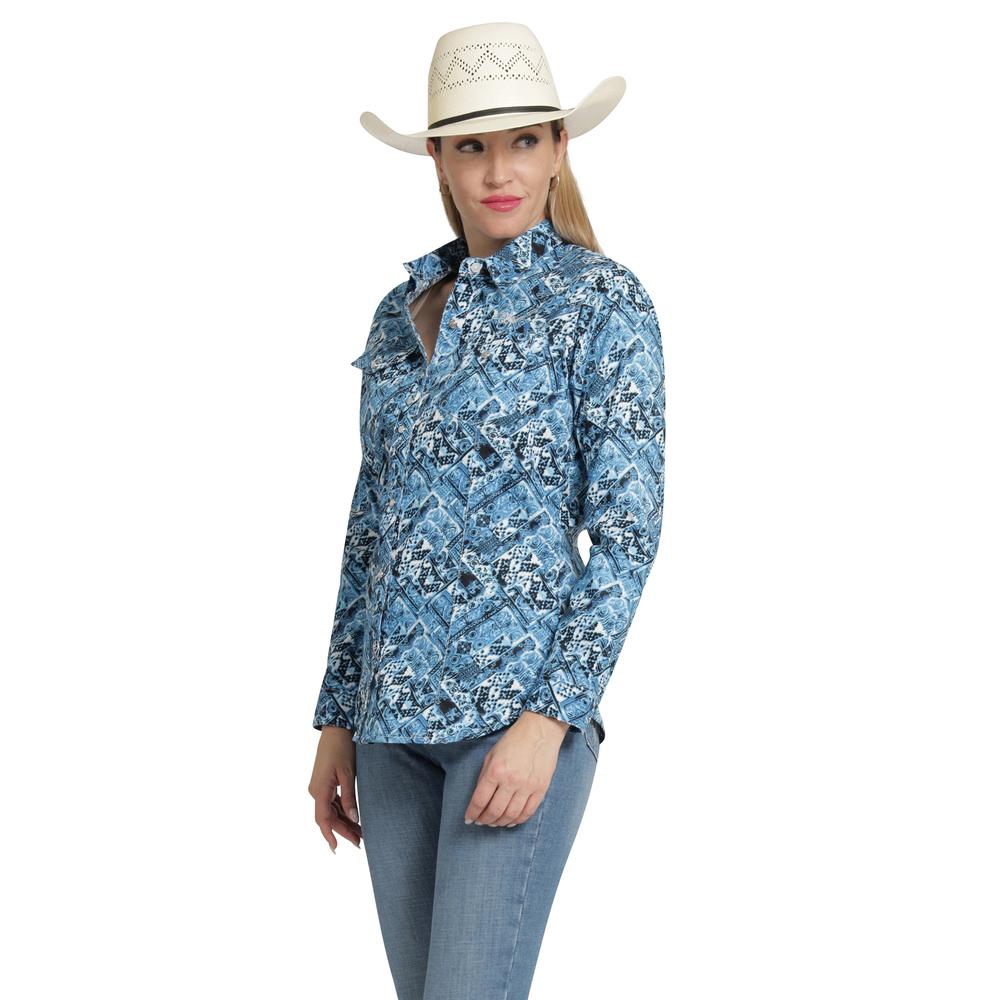 Foto 3 pulgar | Blusa Vaquera Mujer Wrangler Slim Fit 462 Azul Marino