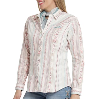 Foto 5 | Blusa Vaquera Mujer Wrangler Slim Fit Manga Larga 909 Blanco