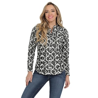 Foto 1 | Blusa Vaquera Mujer Wrangler Slim Fit 463 Negro
