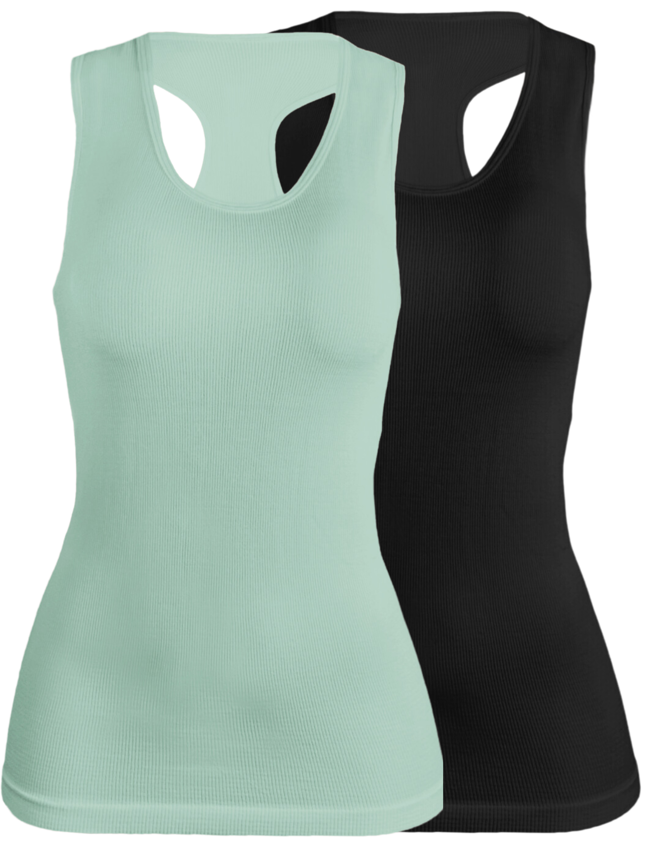 Foto 1 | Set De 2 Blisas Camiseta Para Dama Bl-1007 Surtido En Color Sin Mangas