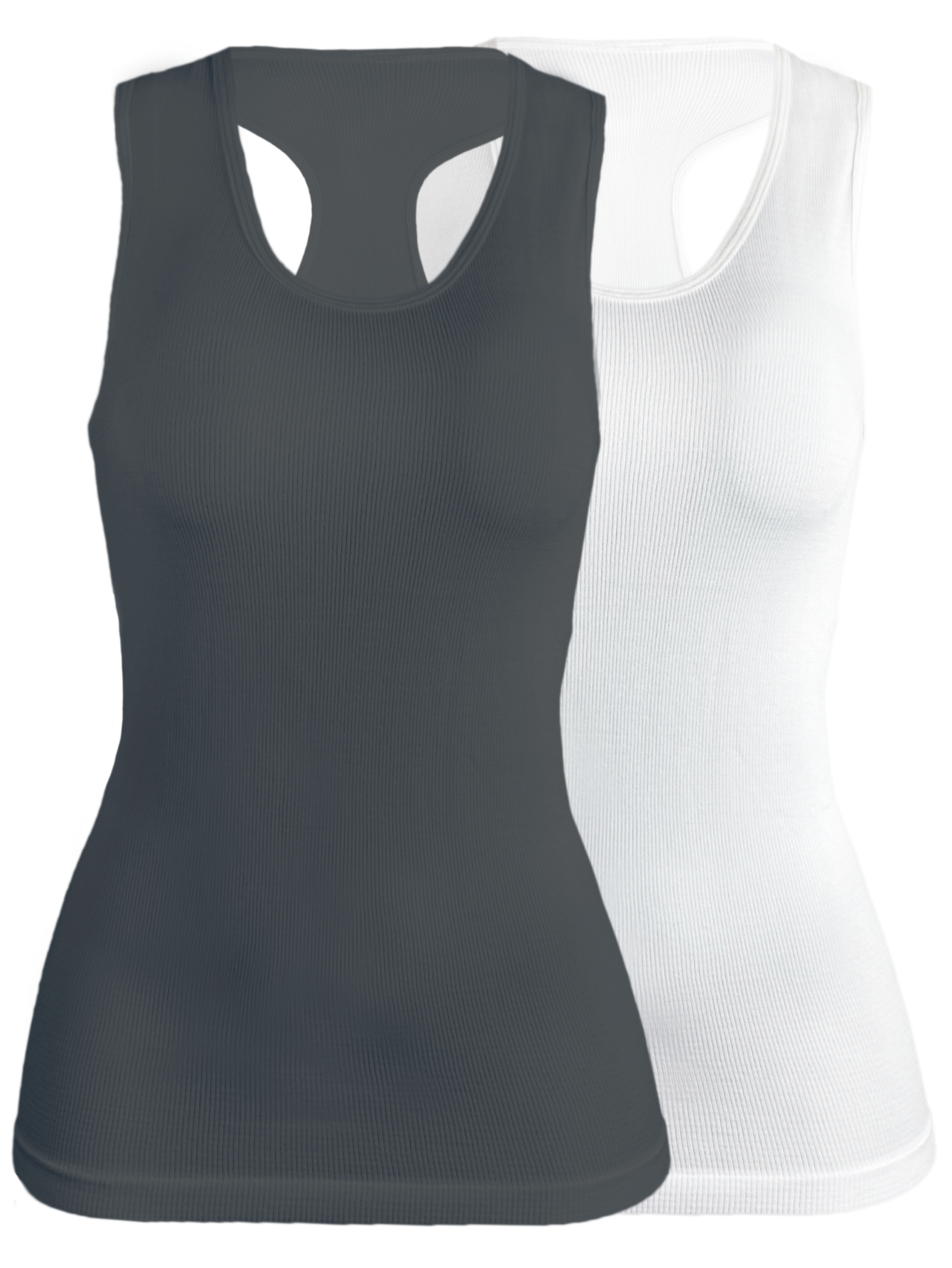 Set De 2 Blisas Camiseta Para Dama Bl-1007 Surtido En Color Sin Mangas