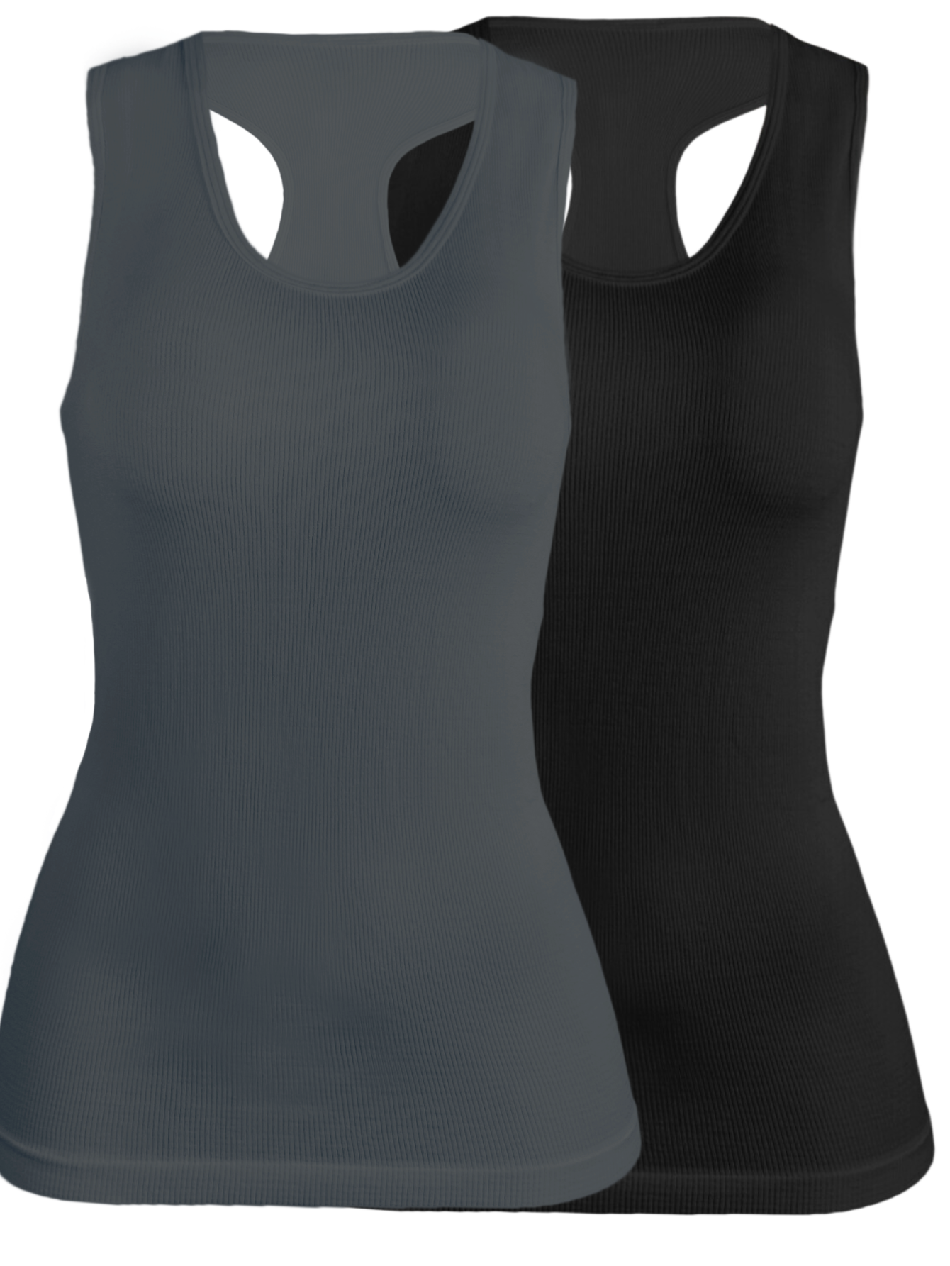 Set De 2 Blisas Camiseta Para Dama Bl-1007 Surtido En Color Sin Mangas