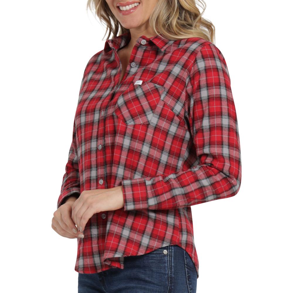 Foto 6 pulgar | Blusa Casual Mujer Lee Slim Fit 267 Rojo