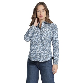 Foto 1 | Blusa Casual Mujer Lee Slim Fit 285 Azul Marino