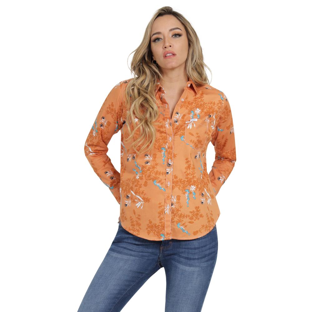 Blusa Casual Mujer Lee Slim Fit 254 Naranja