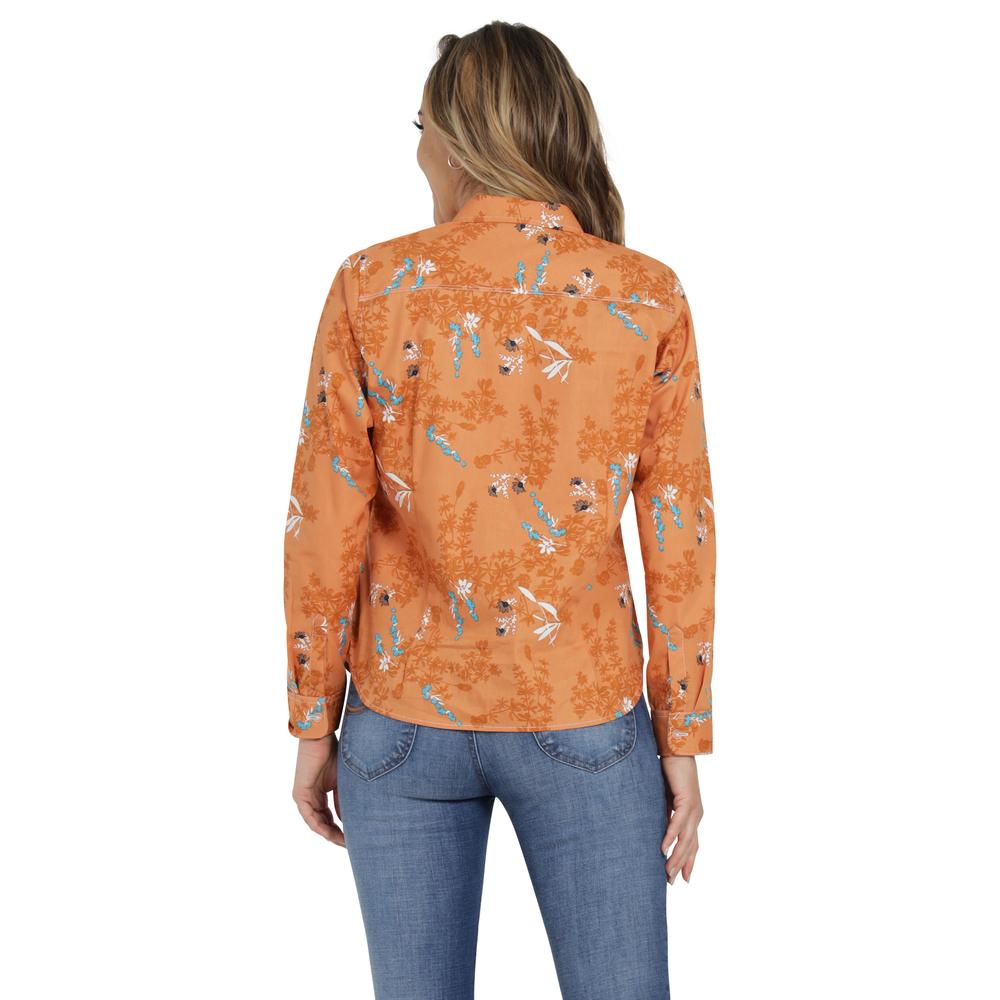 Foto 4 pulgar | Blusa Casual Mujer Lee Slim Fit 254 Naranja