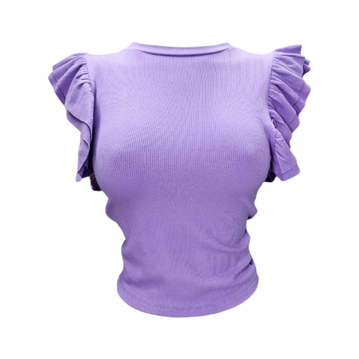 Foto 2 pulgar | Blusa Manga Olanes Color Morado Para Dama Lc
