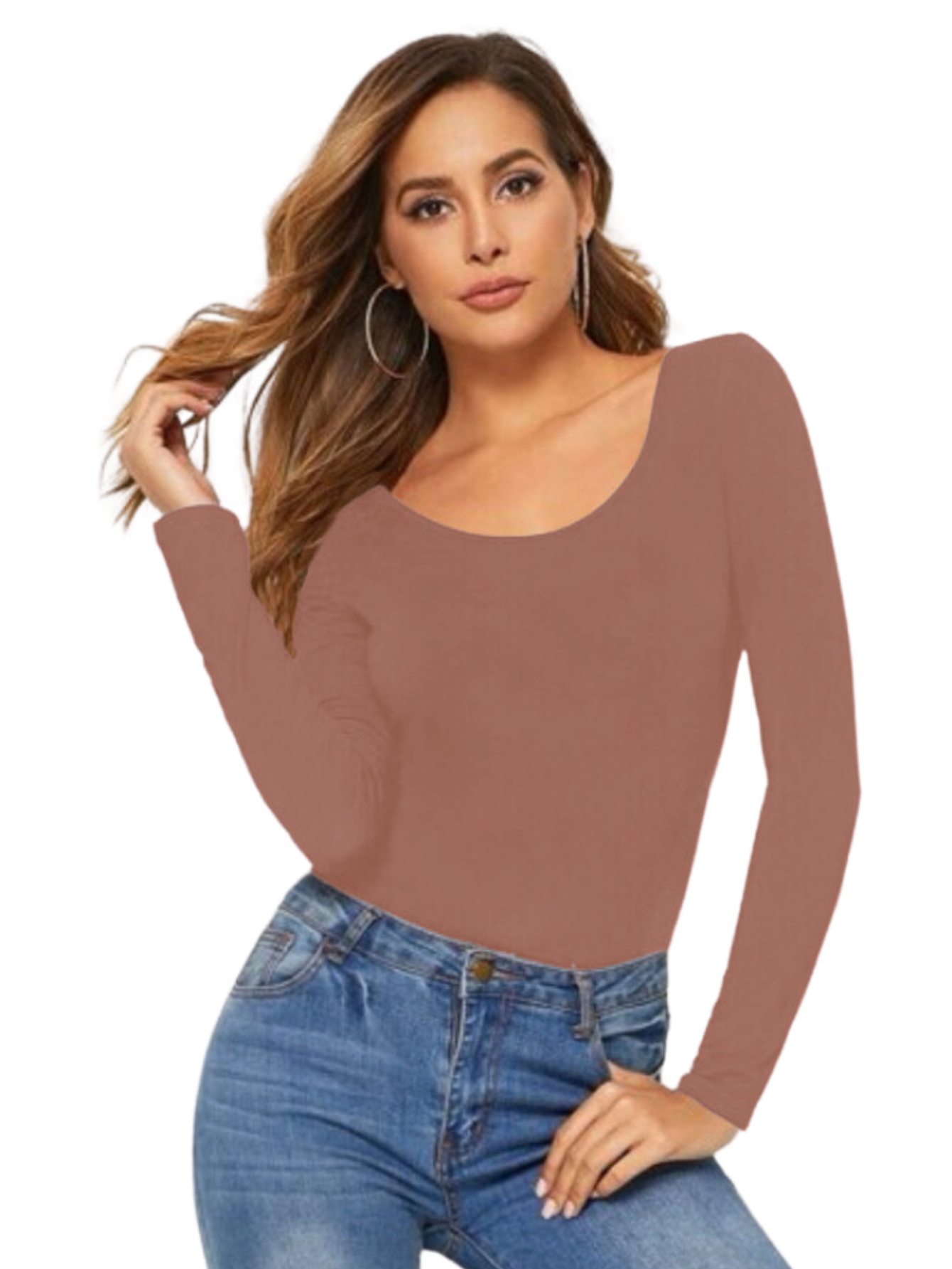 Blusas Mujer Manga Larga Interior Térmico Bl-1013 Coral Invierno Dama