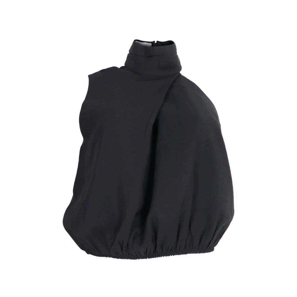 Foto 1 | Blusa Cuello Halter Asimétrica Behla J&b Color Negro