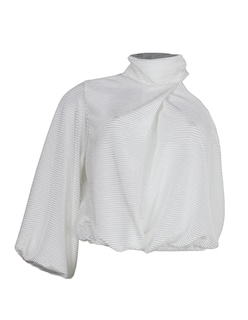 Foto 1 | Blusa Asimétrica Danna J&b Para Dama Color Blanco