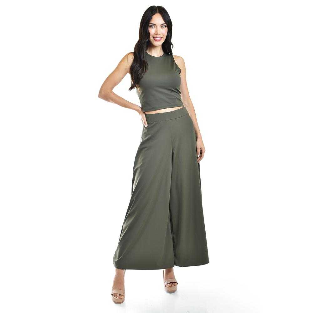 Foto 4 | Top Básico Sin Manga Roman Fashion /juvenil, 2290 (verde Militar) Verde Oscuro