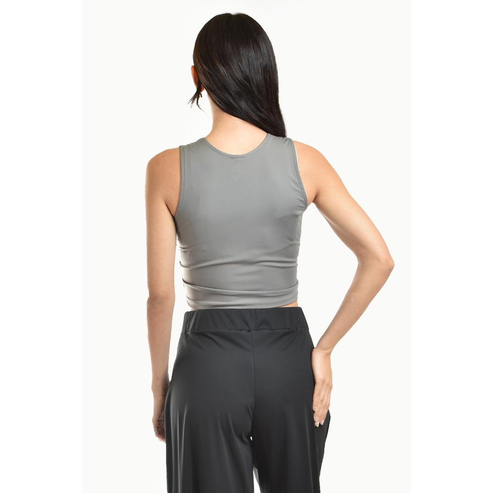 Foto 3 | Top Básico Sin Manga Roman Fashion /juvenil, 2290 (gris) Gris