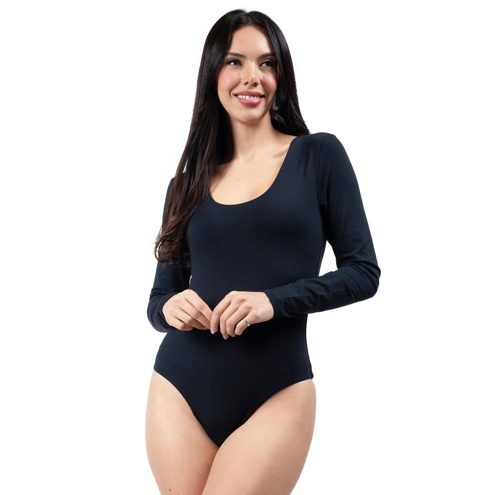 Body Manga Larga Roman Fashion /juvenil, 007 (negro) Negro