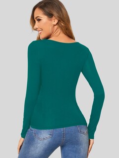 Foto 3 | Set 2 Blusas Mujer Manga Larga Interior Térmico Bl-1013-px2-variedad De Colores Invierno Dama