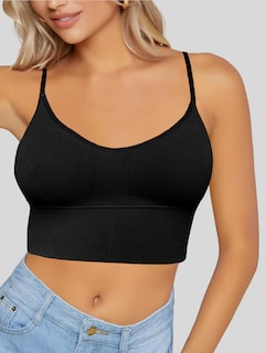 Foto 4 | Set De 2 Tops Mujer Deportivo Con Relleno Top-1013-px2 Variedad De Colores Blusa Croptop