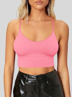 Foto 3 | Set De 2 Tops Mujer Deportivo Con Relleno Top-1013-px2 Variedad De Colores Blusa Croptop