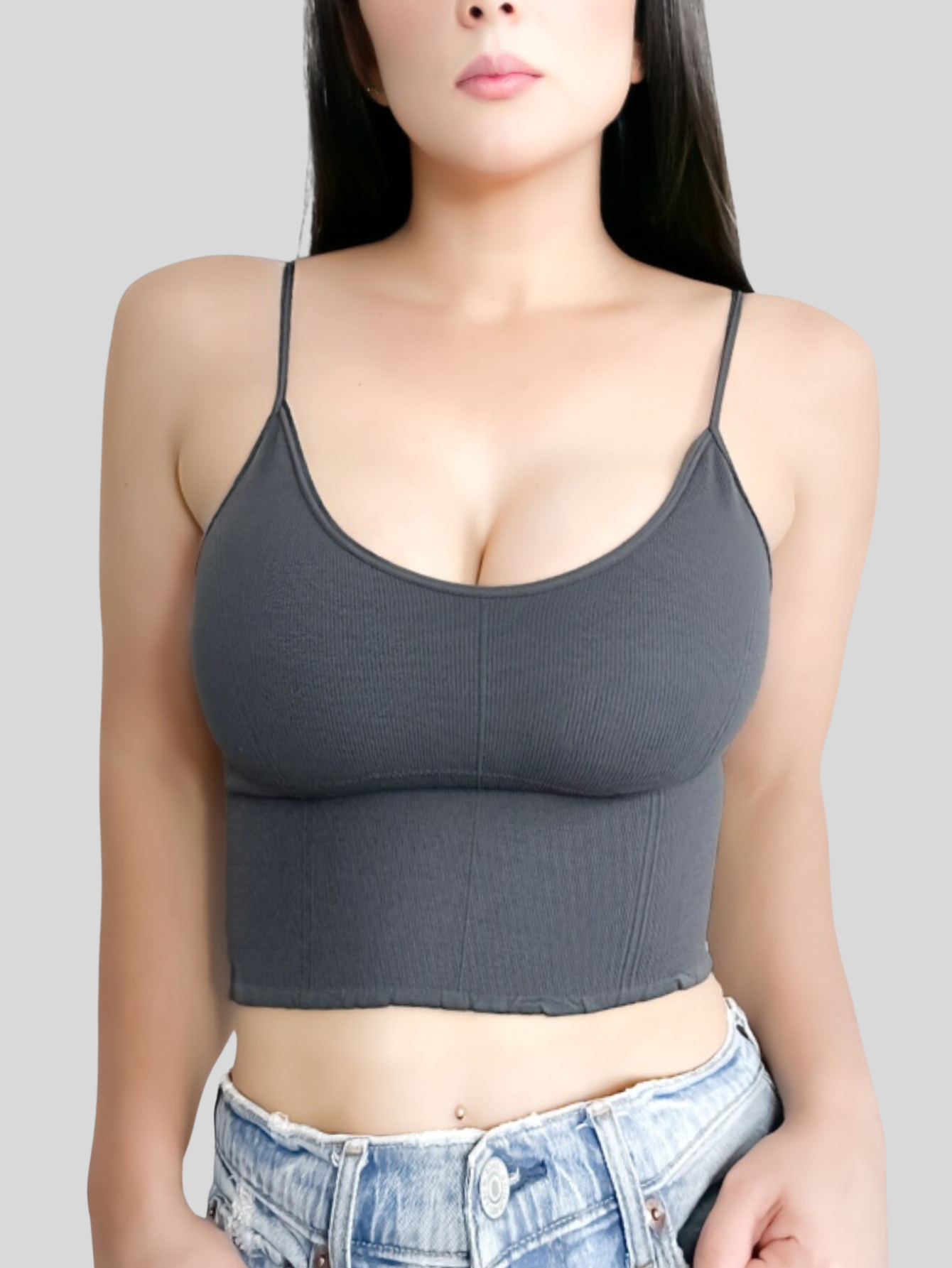 Foto 4 | Set De 2 Tops Mujer Deportivo Con Relleno Top-1013-px2 Variedad De Colores Blusa Croptop