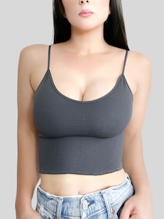 Foto 4 | Set De 2 Tops Mujer Deportivo Con Relleno Top-1013-px2 Variedad De Colores Blusa Croptop