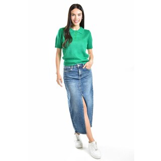 Foto 5 | Blusa De Punto Tipo Polo Roman Fashion /juvenil, 3056 (verde) Verde