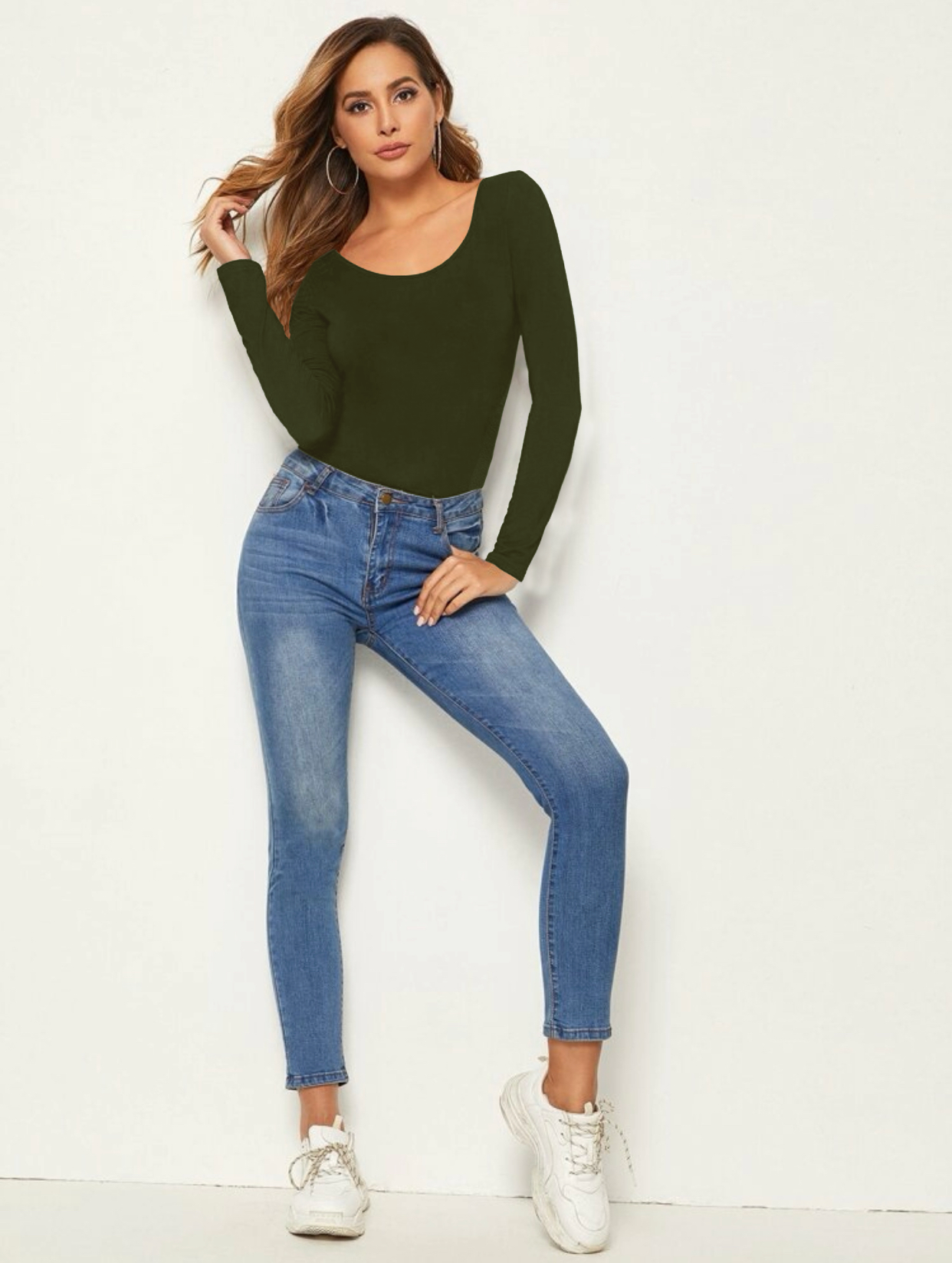 Foto 3 pulgar | Blusa Manga Larga para Mujer Bl-1013-px2