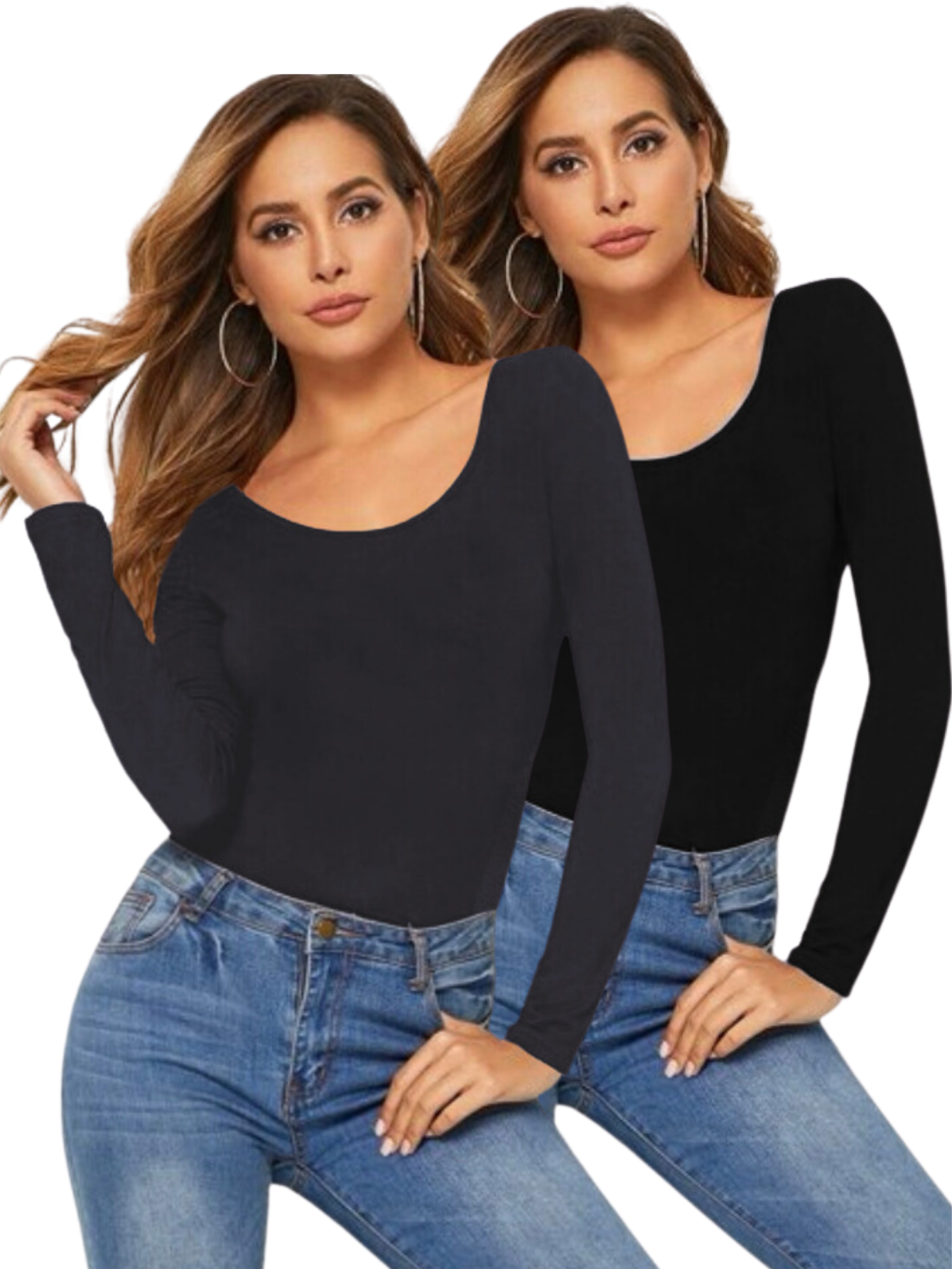 Blusa Manga Larga para Mujer Bl-1013-px2