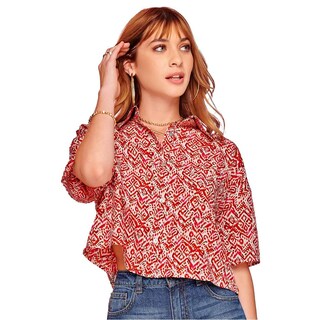 Foto 1 | Blusa Ilusión 81176 Rojo