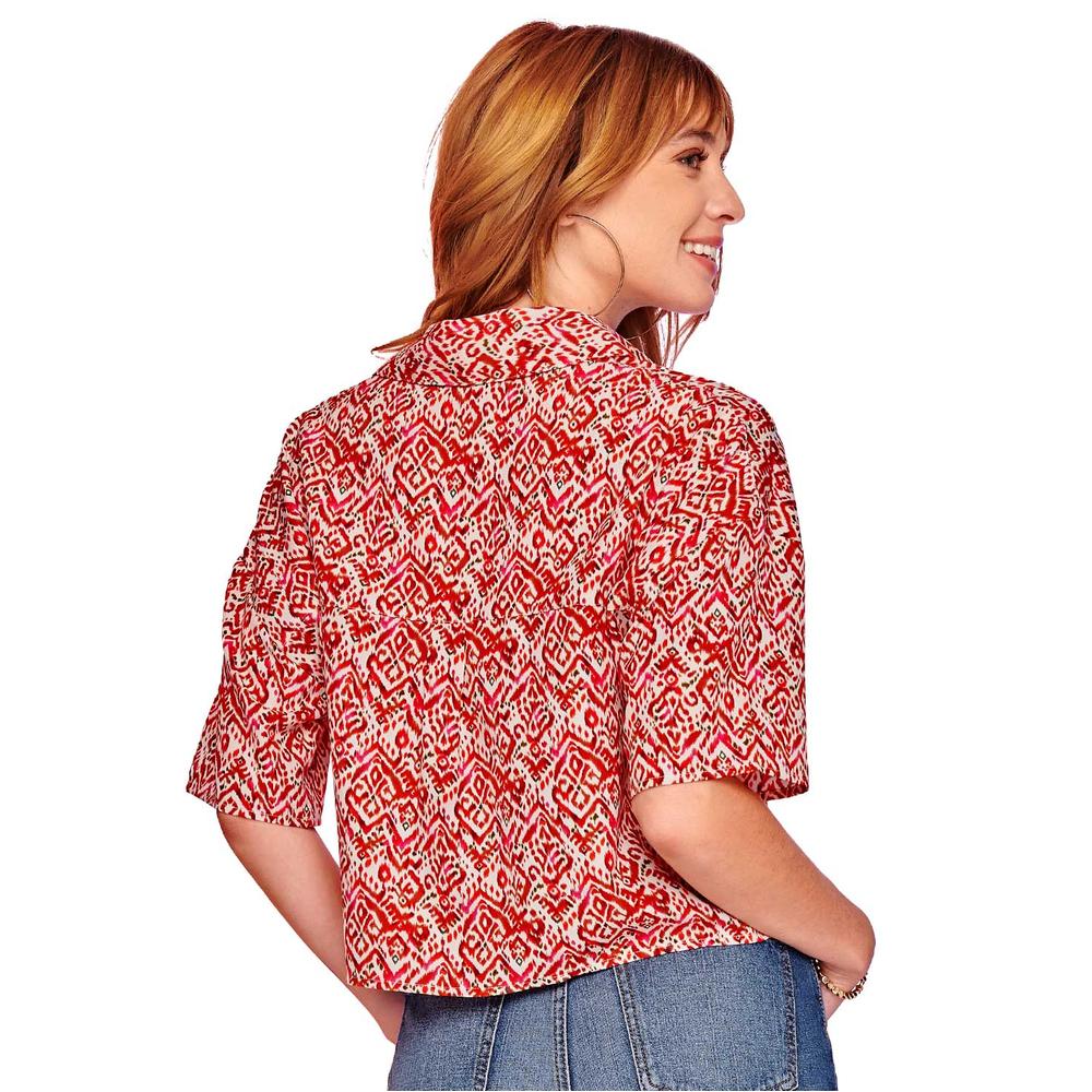 Foto 4 pulgar | Blusa Ilusión 81176 Rojo