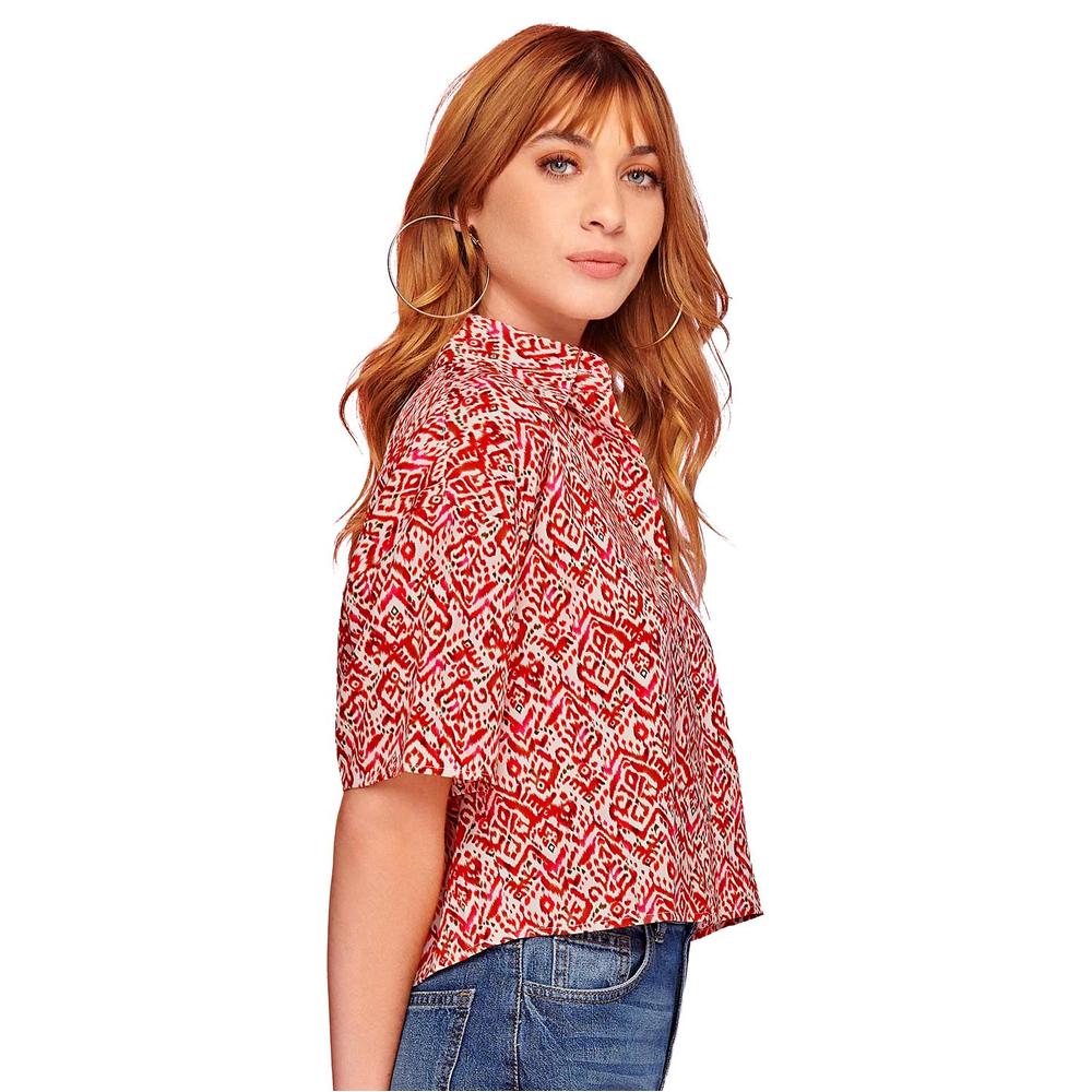 Foto 5 pulgar | Blusa Ilusión 81176 Rojo