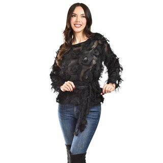 Foto 1 | Blusa Con Diseño Texturizado Roman Fashion / Juvenil, 5105 (negro) Negro