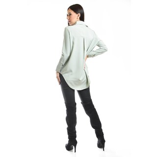 Foto 4 | Camisa Con Boton De Perla Roman Fashion /juvenil, 5103 (pistache) Verde Claro