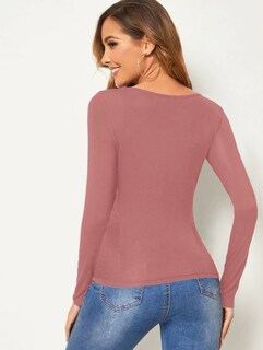 Foto 3 | Set 2 Blusas Mujer Manga Larga Interior Térmico Bl-1013-px2-variedad De Colores Invierno Dama