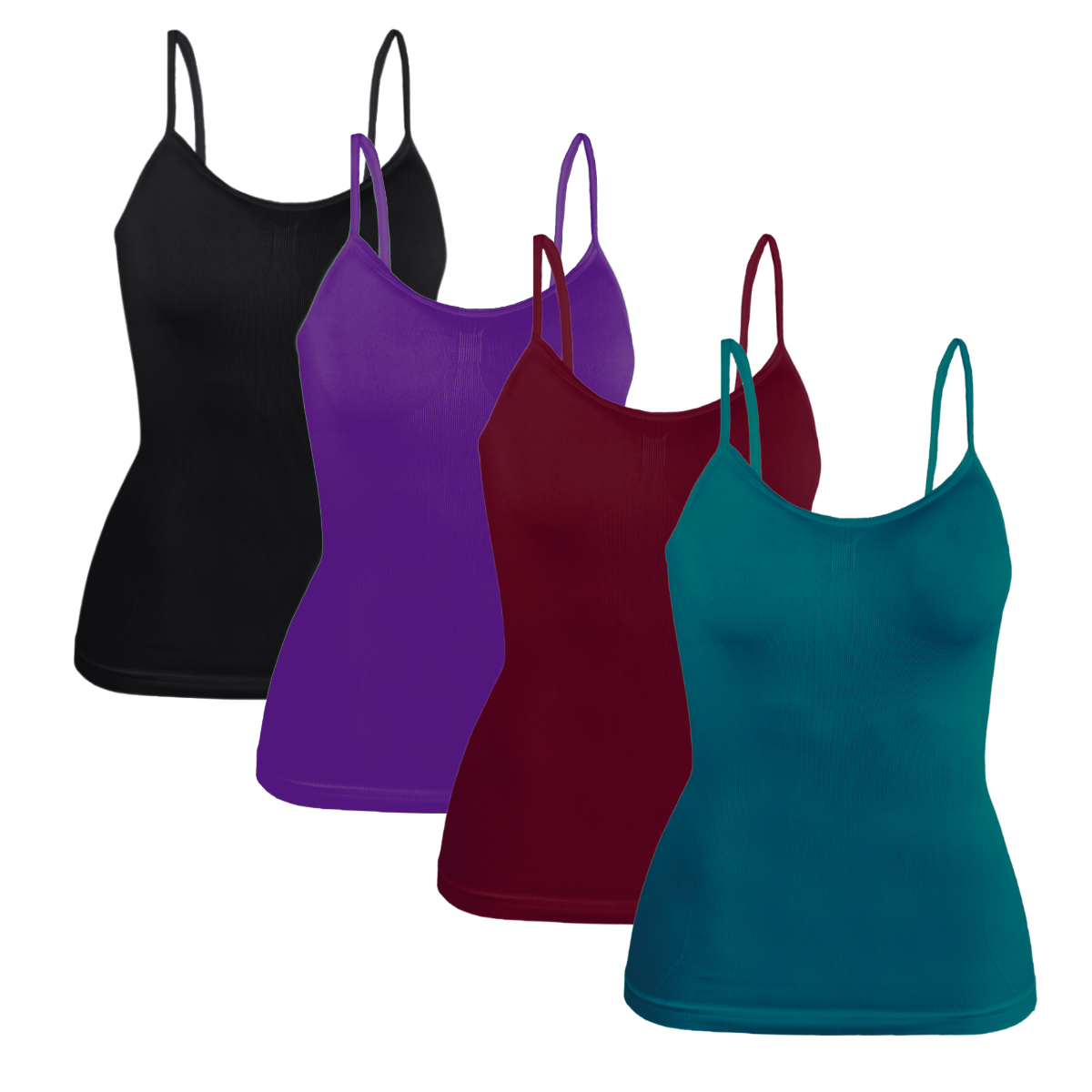 Foto 1 | Set 4 Blusas Mujer Tirantes Unitalla Casual Blusa Crop Top Dama
