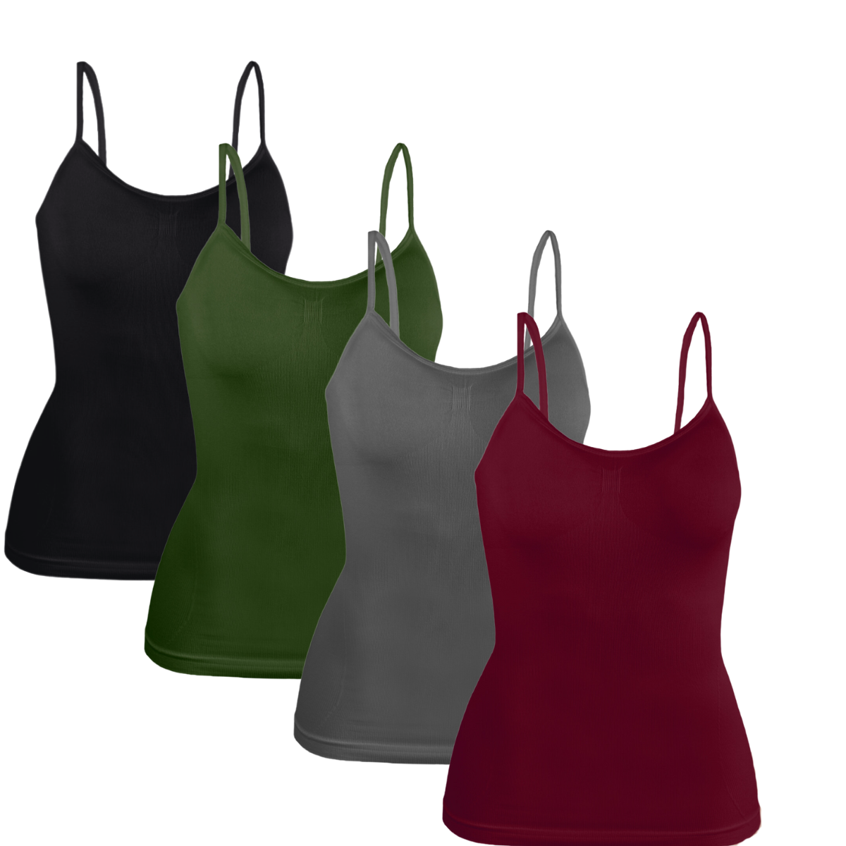 Foto 2 pulgar | Set 4 Blusas Mujer Tirantes Unitalla Casual Blusa Crop Top Dama