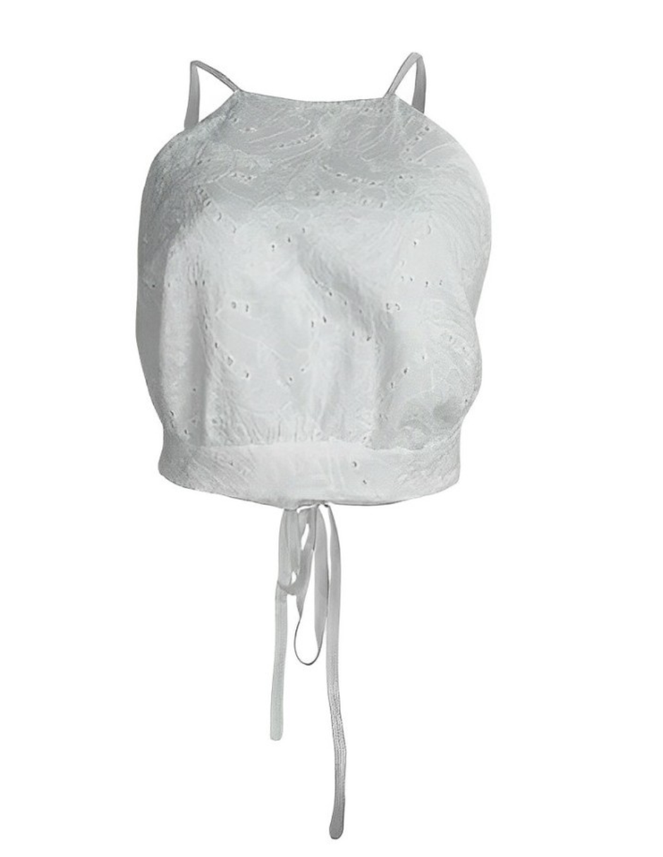 Blusa De Tiras Carina J&b Color Blanco Para Mujer