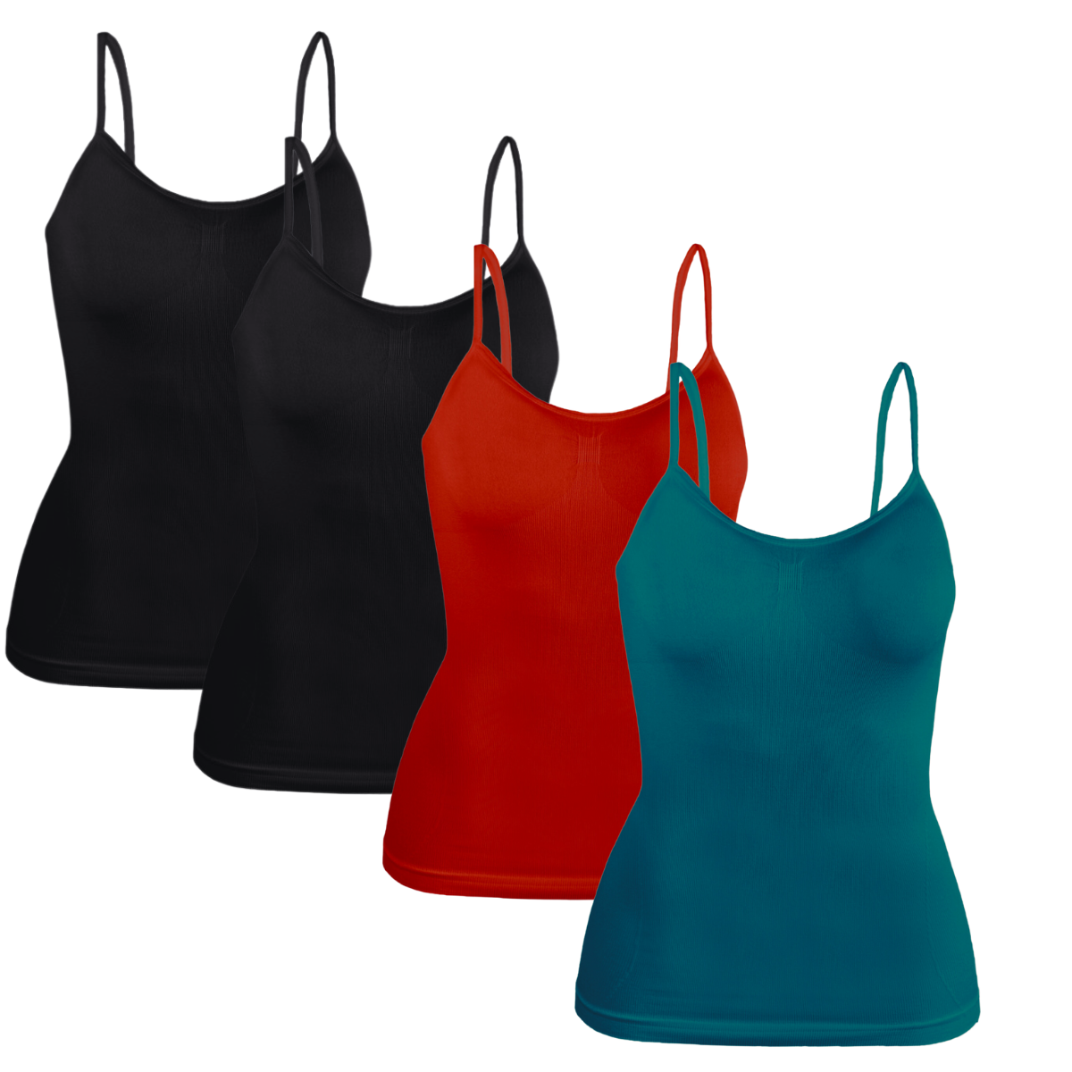 Set 4 Blusas Mujer Tirantes Casual Blusa Bl-1005-px4 Variedad De Color Crop Top Dama