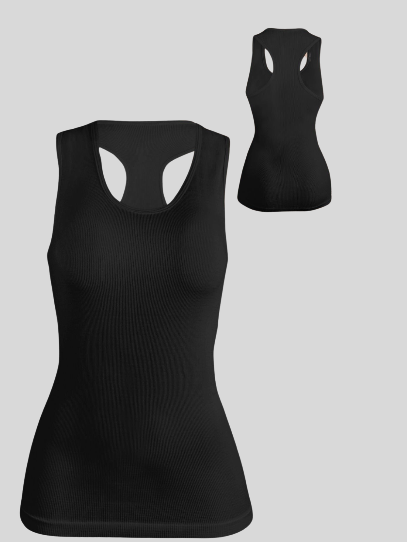 Foto 3 pulgar | Blusas de Tirante Unitalla Microfibra Fresca Croptop Pack de 4 para Mujer