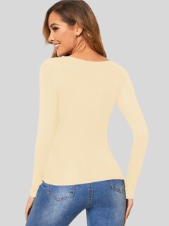 Foto 3 | Set 2 Blusas Mujer Manga Larga Unitalla Interior Térmico Bl-1013-px2-variedad De Colores Invierno Dama