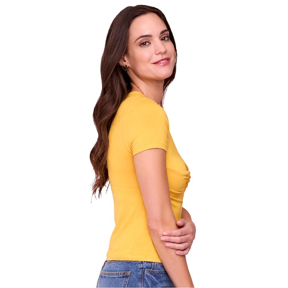 Foto 3 | Blusa Ilusión 81225 Amarillo