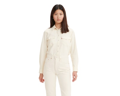Foto 1 | Camisa Levi’s Beige para Mujer