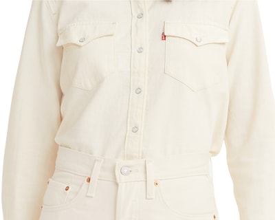 Foto 2 | Camisa Levi’s Beige para Mujer