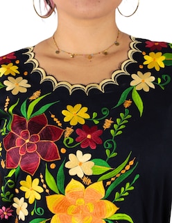 Foto 4 | Blusa Artesanal Bordada Yucateca Para Mujer