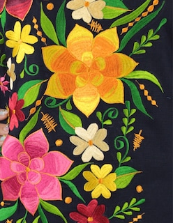 Foto 6 | Blusa Artesanal Bordada Yucateca Para Mujer