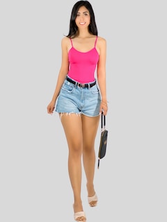 Foto 2 | Set 2 Blusas Mujer Texturizada Casual Blusa Bl-1023-px2 Variedad De Colores Crop Top
