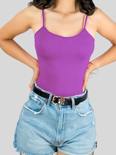 Foto 7 | Set 2 Blusas Mujer Texturizada Casual Blusa Bl-1023-px2 Variedad De Colores Crop Top