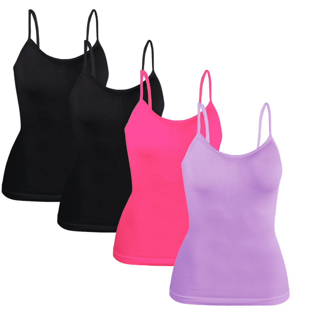 Set 4 Blusas Mujer Tirantes Casual Blusa Bl-1005-px4 Variedad De Colores Crop Top Dama