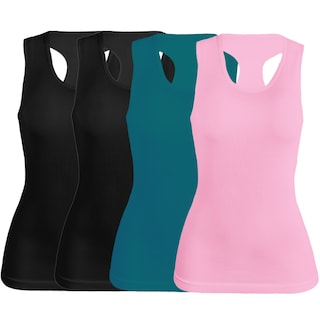 Foto 1 | Pack de 4 Blusas de Tirante Bl-1007 Ajustables para Mujer
