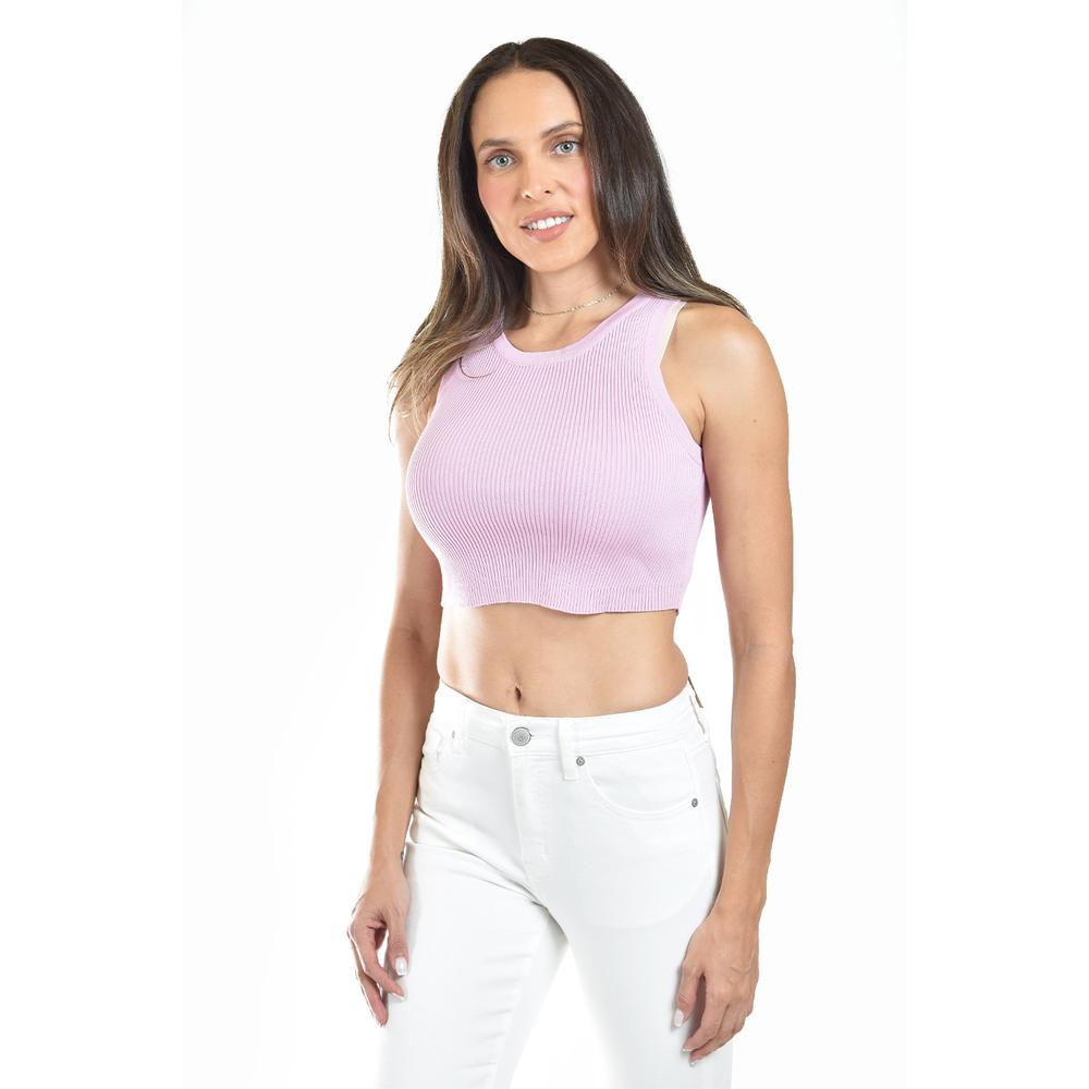 Crop Top De Canalé /juvenil, 0141 (rosa) Rosa