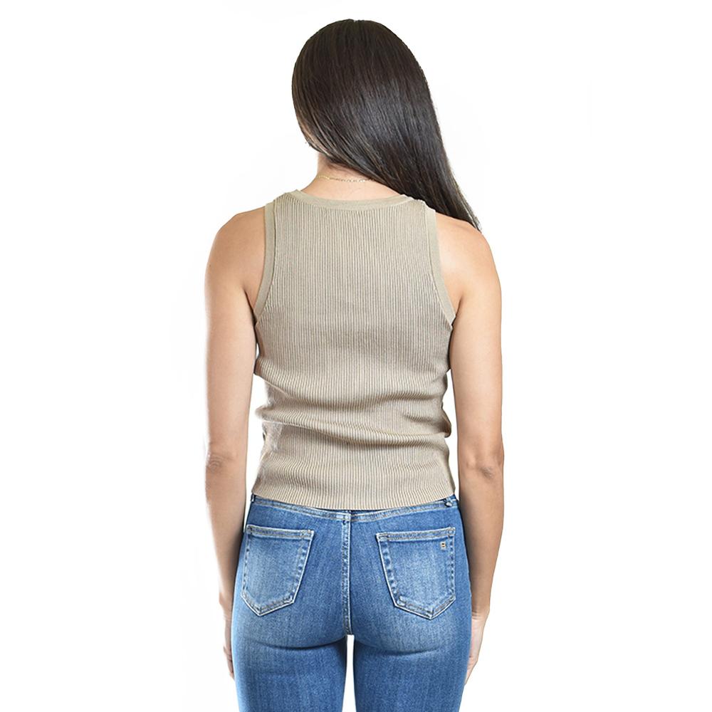 Foto 4 pulgar | Top Básico De Canale /juvenil, 0185 (beige) Beige
