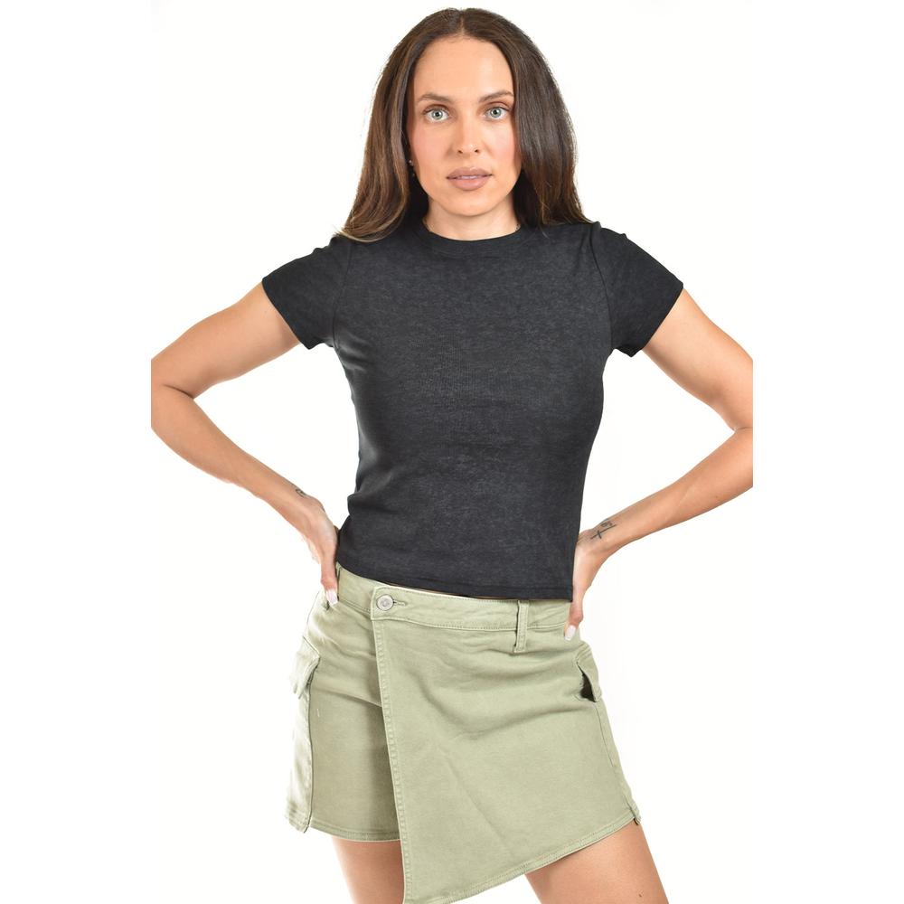 Foto 5 | Camiseta De Manga Corta /juvenil, 0199 (negro) Negro